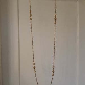 Vintage Opera length Monet gold chain